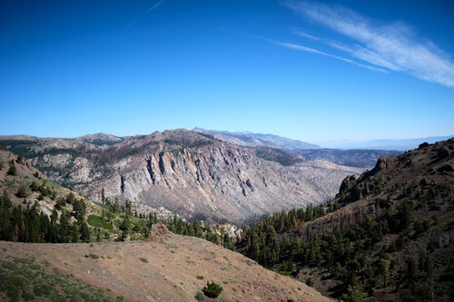 Looking back at the Sierras one last time