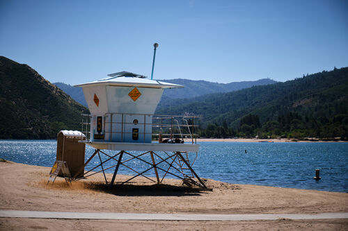 Waiting around Silverwood Lake