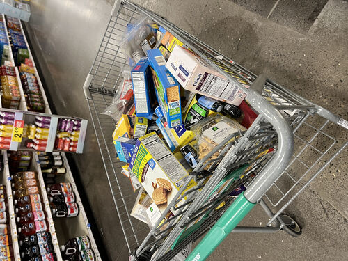 My shopping cart for multiple resupplies