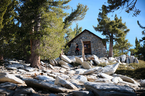 The hut at the top of San Jacinto