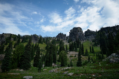 Leaving Chinook Pass