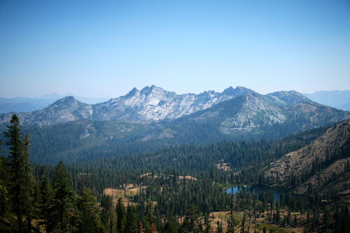 Entering the Trinity Alps