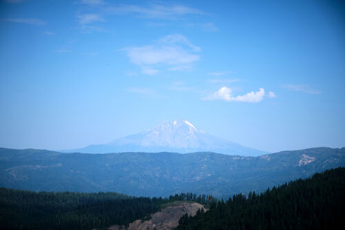 My first view of Mt Shasta