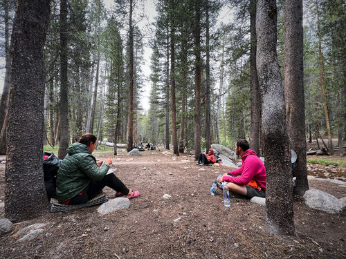 The cold settling in in the Sierras